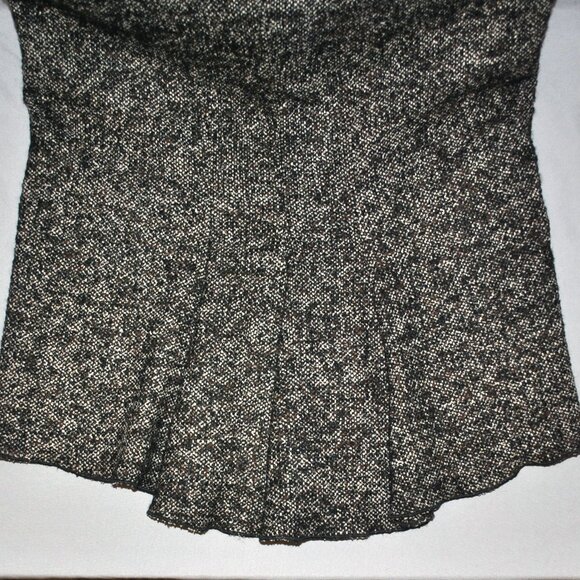 BCBGMaxAzria Midi Skirt Size 2 Wool Silk Blend Fishtail Pencil Skirt - Picture 7 of 11